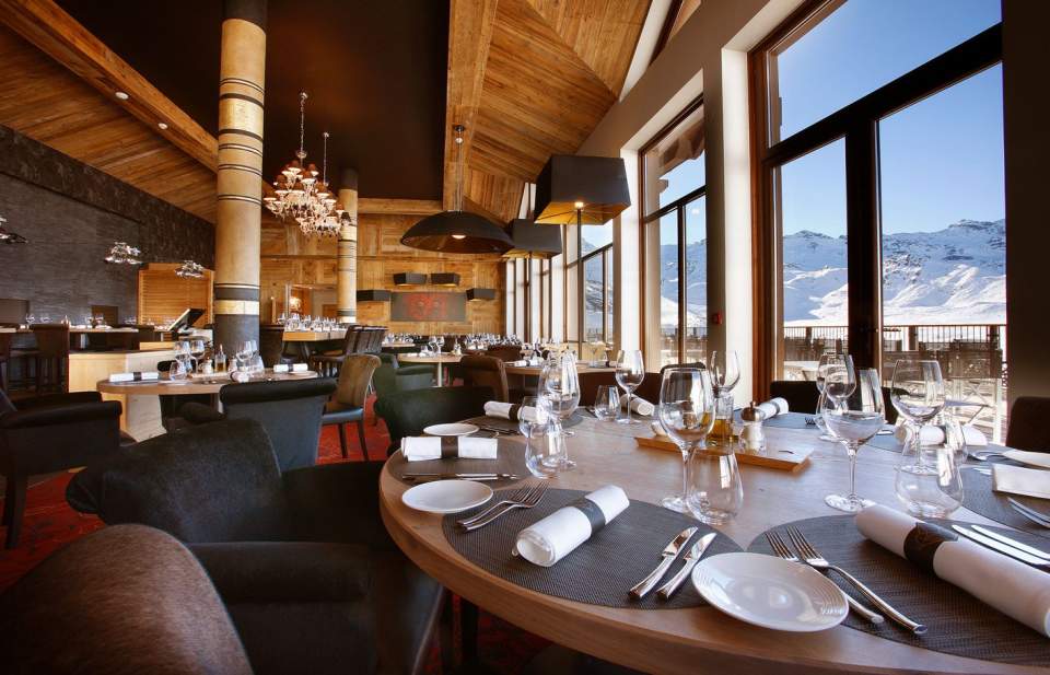 Restaurant Chalet de luxe Val Thorens